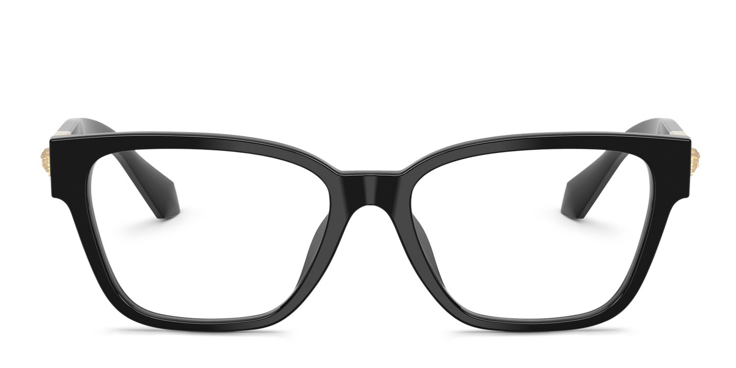 Versace VE3401U Black glasses - Black - Frontal View