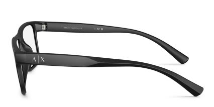 Armani Exchange AX3147U Black glasses - Black - Side View
