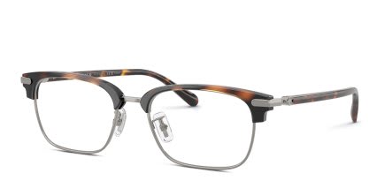 Coach HC5215TD Gunmetal, Tortoise glasses - Gunmetal / Tortoise - Angle View