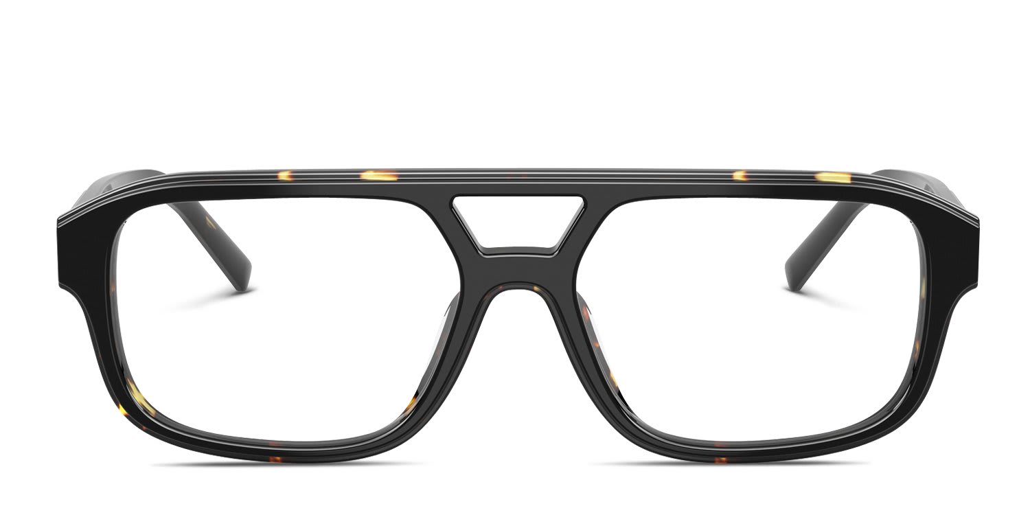 Diesel DL4029U Black, Tortoise, Yellow glasses - Black / Tortoise / Yellow - Frontal View