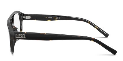 Diesel DL4029U Black, Tortoise, Yellow glasses - Black / Tortoise / Yellow - Side View