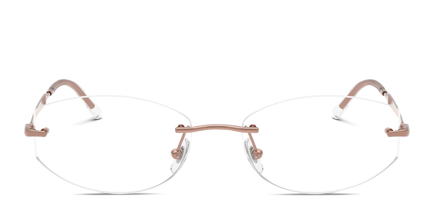 Ray-Ban RX3792V Gold glasses - Gold - Frontal View