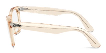 Ray-Ban RX4340V Wayfarer Ease Clear, Beige glasses - Clear / Beige - Side View