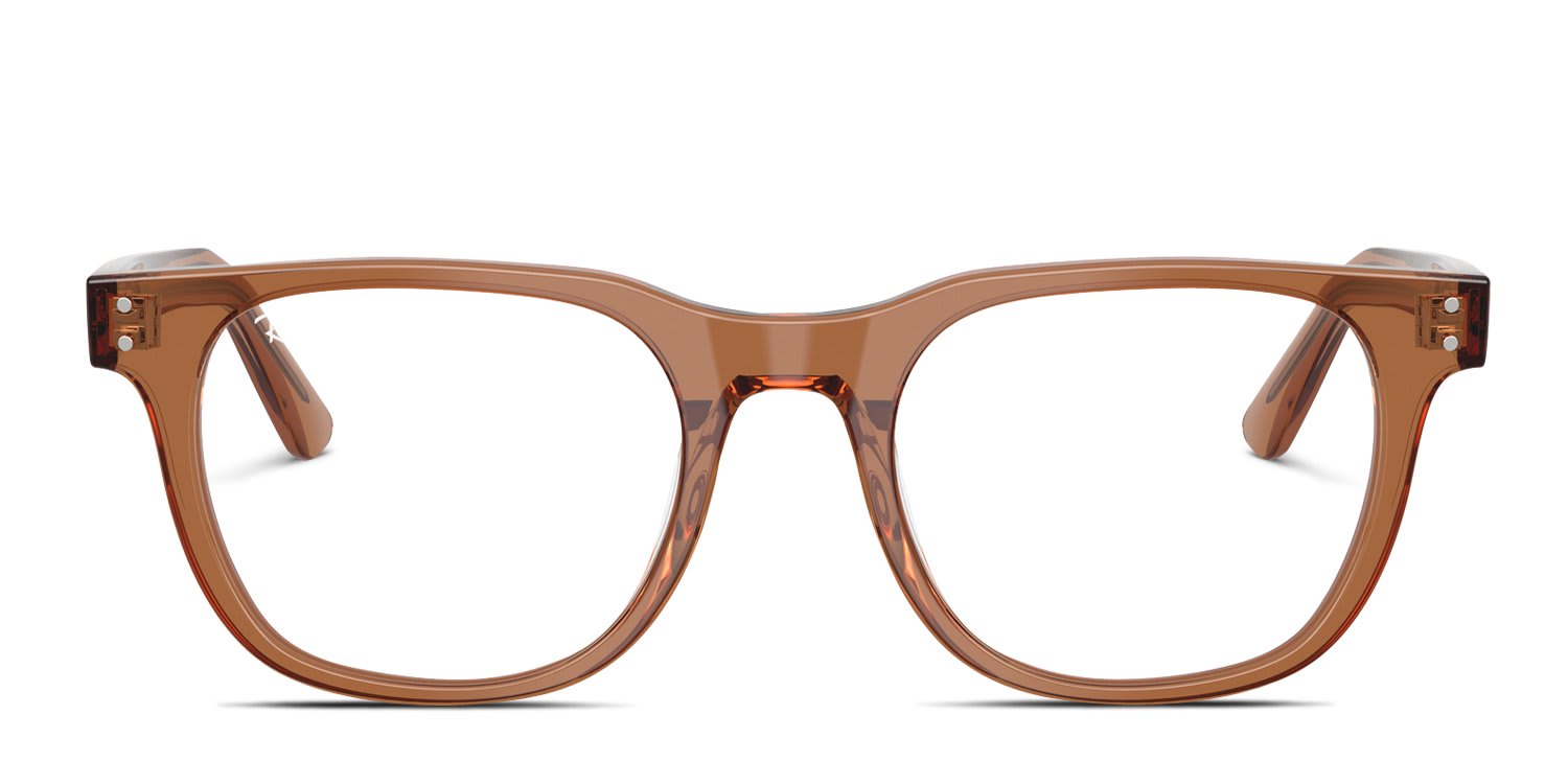Ray-Ban RX5461D Brown glasses - Brown - Frontal View
