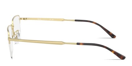 Ray-Ban RX8785D Gold glasses - Gold - Side View