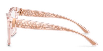 Dolce & Gabbana DG3411 Clear, Pink glasses - Clear / Pink - Side View