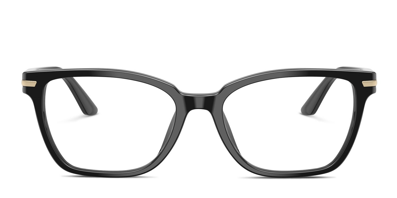 Emporio Armani EA3282BU Black glasses - Black - Frontal View