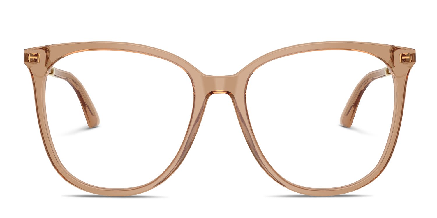 Jimmy Choo JC3060 Clear, Beige glasses - Clear / Beige - Frontal View