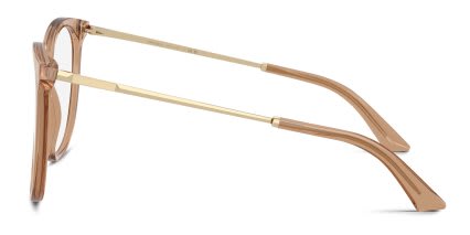 Jimmy Choo JC3060 Clear, Beige glasses - Clear / Beige - Side View