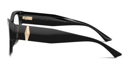 Jimmy Choo JC3063U Black glasses - Black - Side View