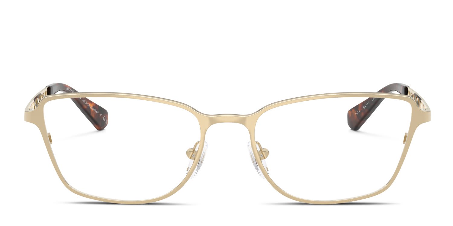 Michael Kors MK3105 Sanibel Gold glasses - Gold - Frontal View