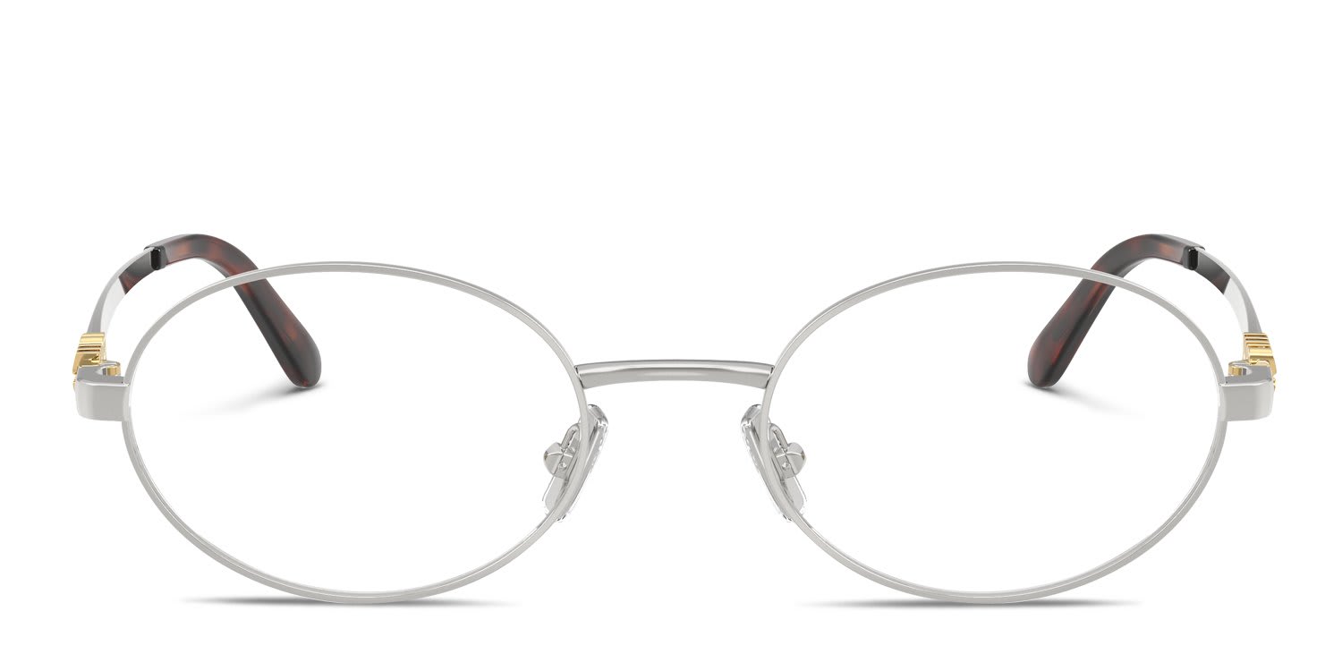 Miu Miu MU 50ZV Silver glasses - Silver - Frontal View