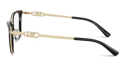 Michael Kors MK3102 Myrtle Beach Black glasses - Black - Side View