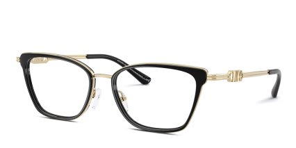 Michael Kors MK3102 Myrtle Beach Black glasses - Black - Angle View