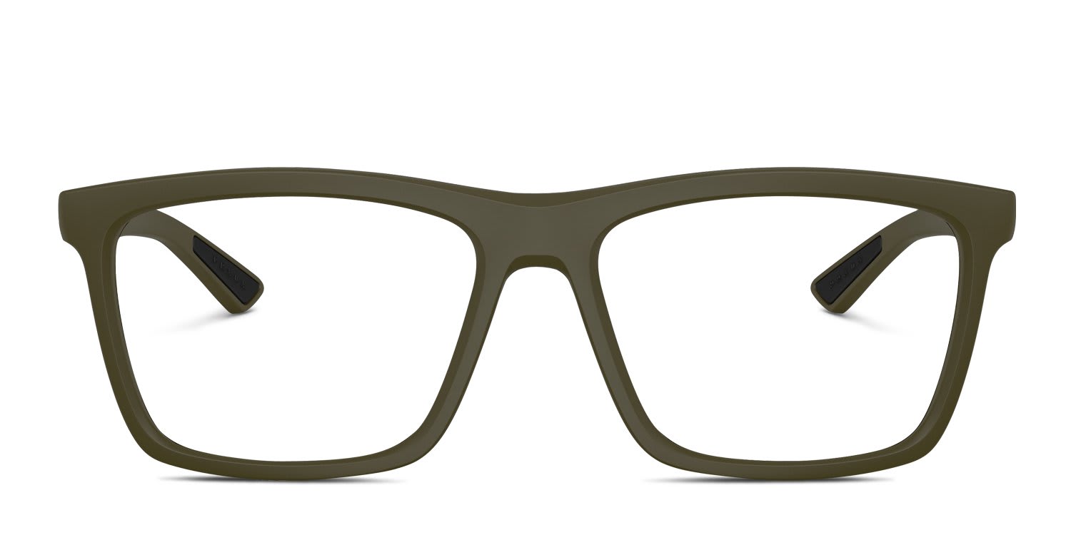 Prada Linea Rossa PS 01TV Green glasses - Green - Frontal View