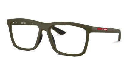 Prada Linea Rossa PS 01TV Green glasses - Green - Angle View