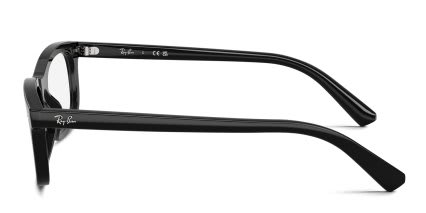 Ray-Ban RX5450 Black glasses - Black - Side View