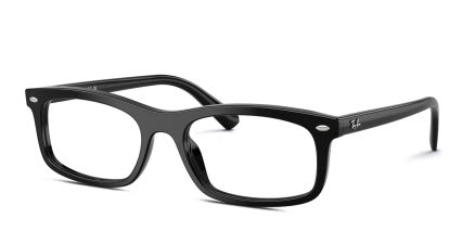 Ray-Ban RX5450 Black glasses - Black - Angle View