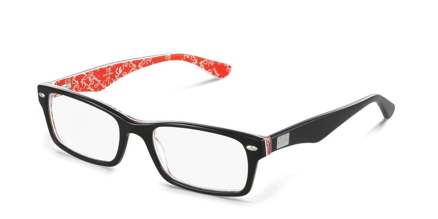 Ray-Ban 5206 Black w/Red