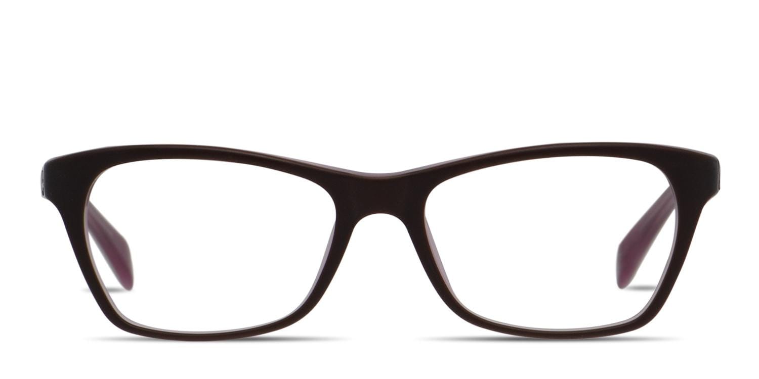 Ray-Ban 5298 Brown w/Purple Cat Eye Full Frame eyeglasses - front