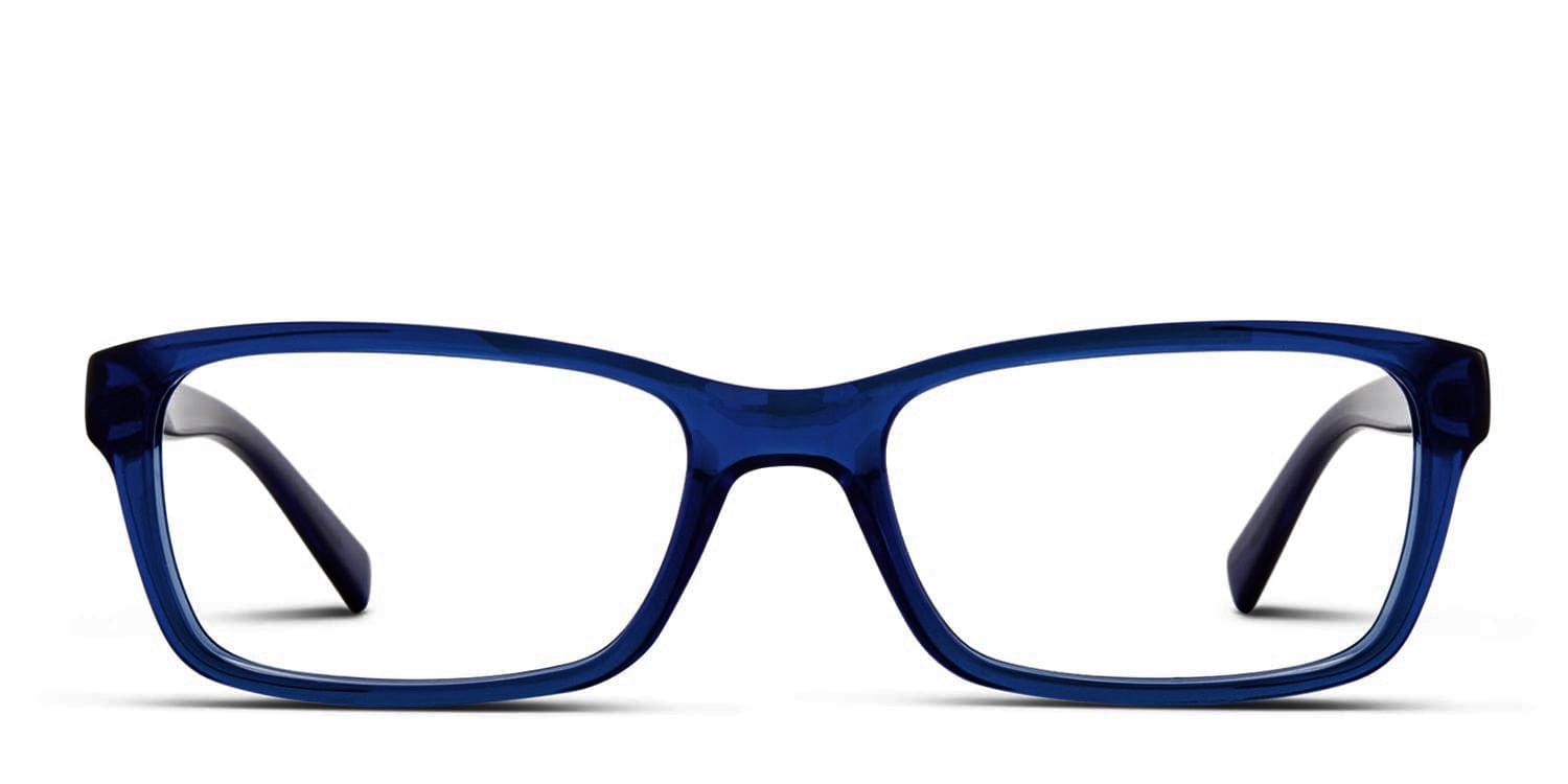Armani Exchange AX3007 Blue Rectangle Full Frame eyeglasses - front