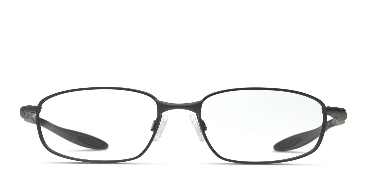 Oakley Blender 6B Black Rectangle, Wrap Full Frame eyeglasses - front