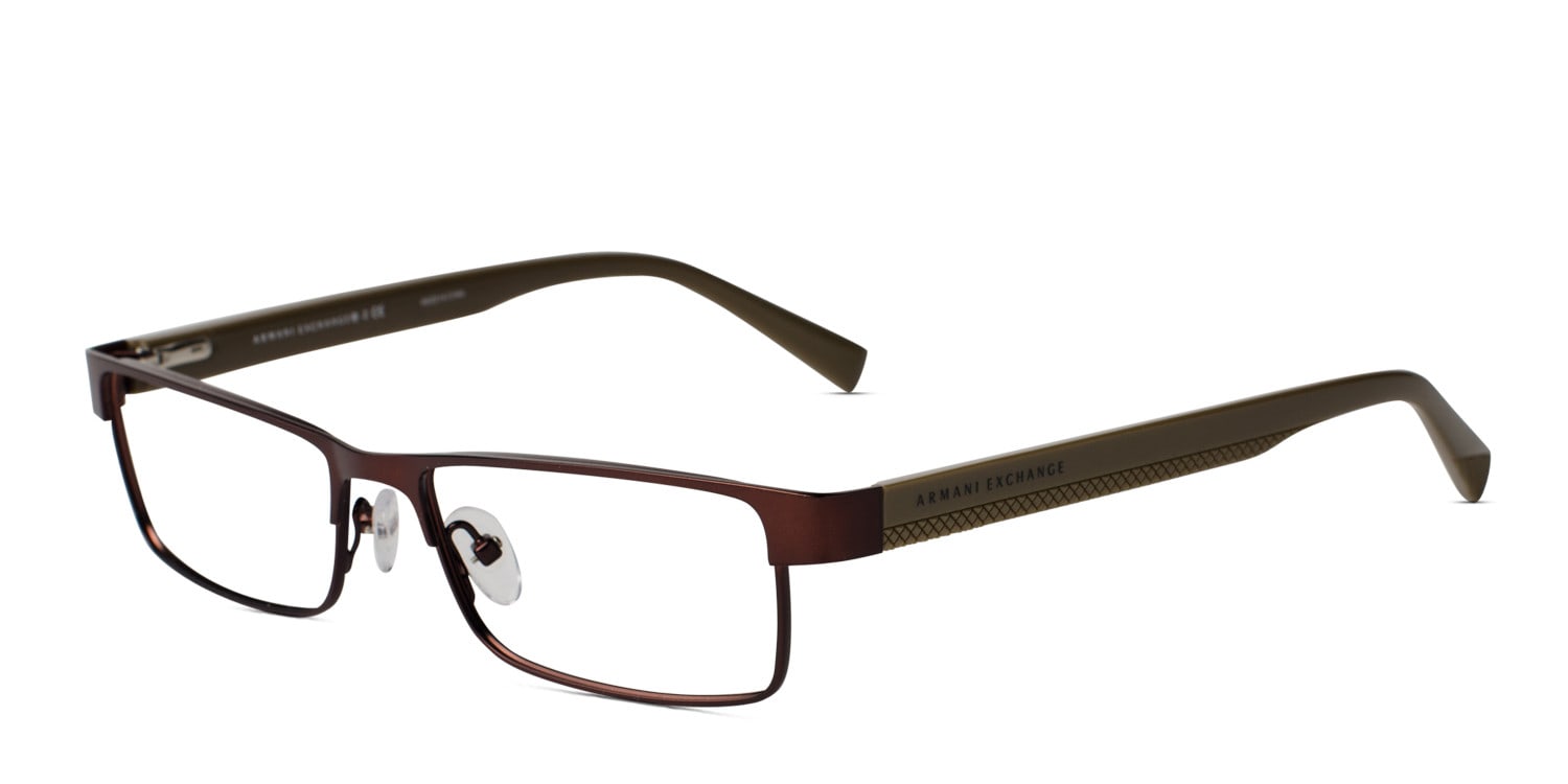 Armani Exchange AX1009 Brown Prescription Eyeglasses