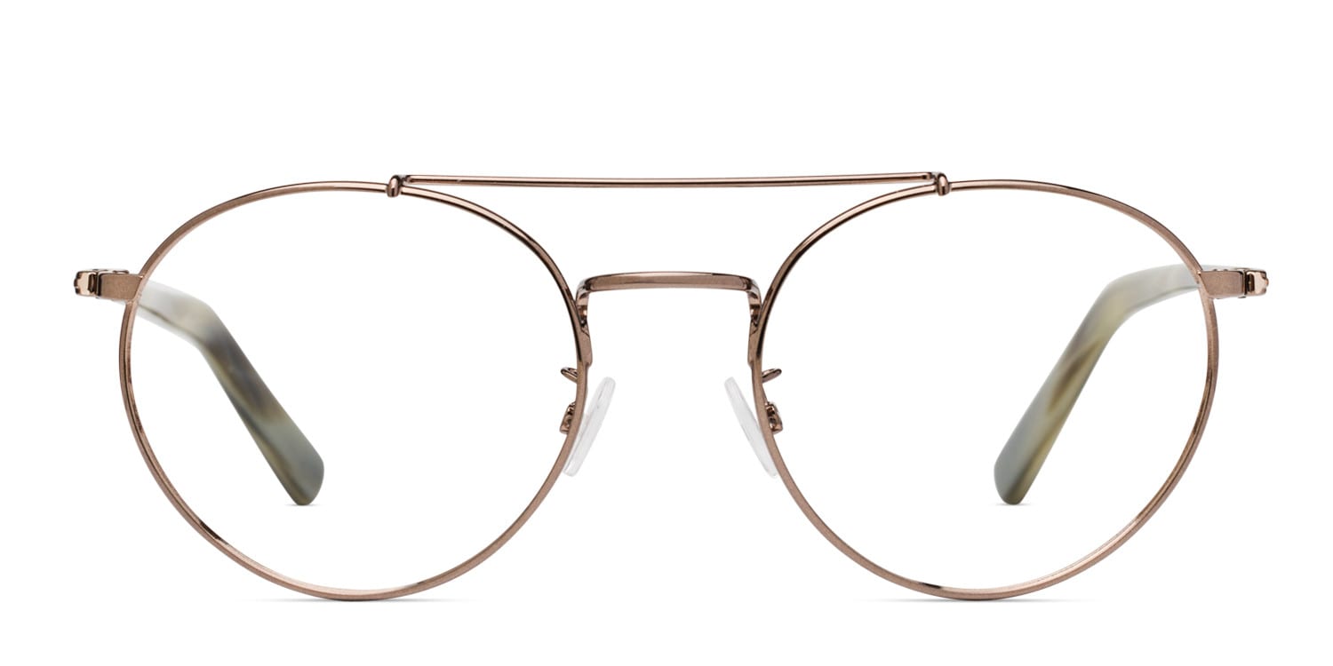 Tom Ford TF5337 Brown NA Round Full Frame eyeglasses - front