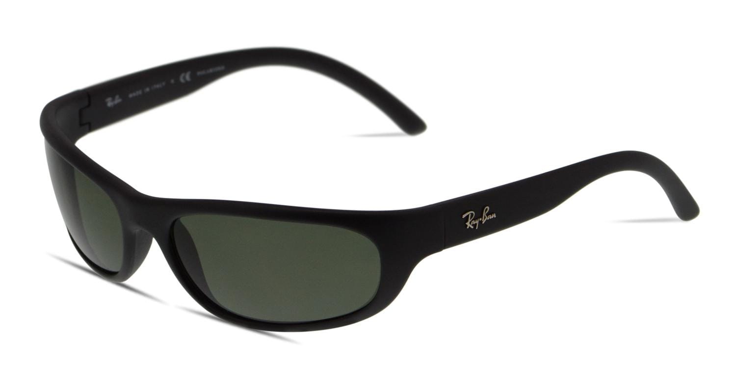 Ray-Ban RB4033 Black w/Green Prescription Sunglasses