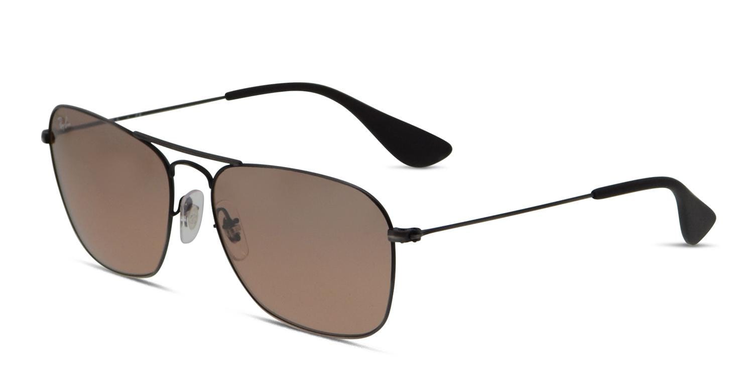 Ray Ban Rb3610 Gunmetalblackbrown Prescription Sunglasses