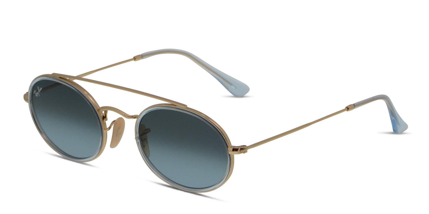 Ray-Ban RB3847N Gold/Blue Prescription Sunglasses