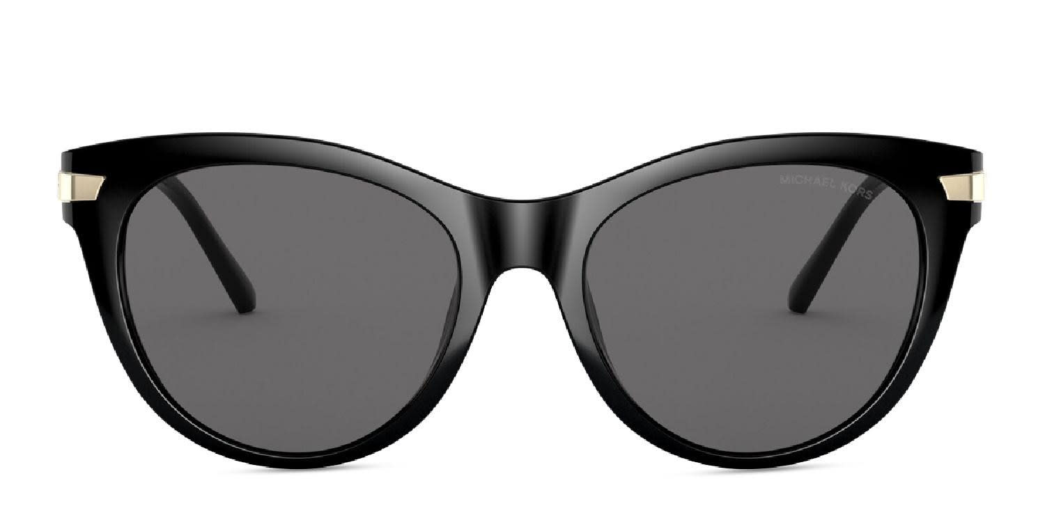 Michael Kors MK2112U Bar Harbor Black Cat Eye, Oval Full Frame sunglasses - front