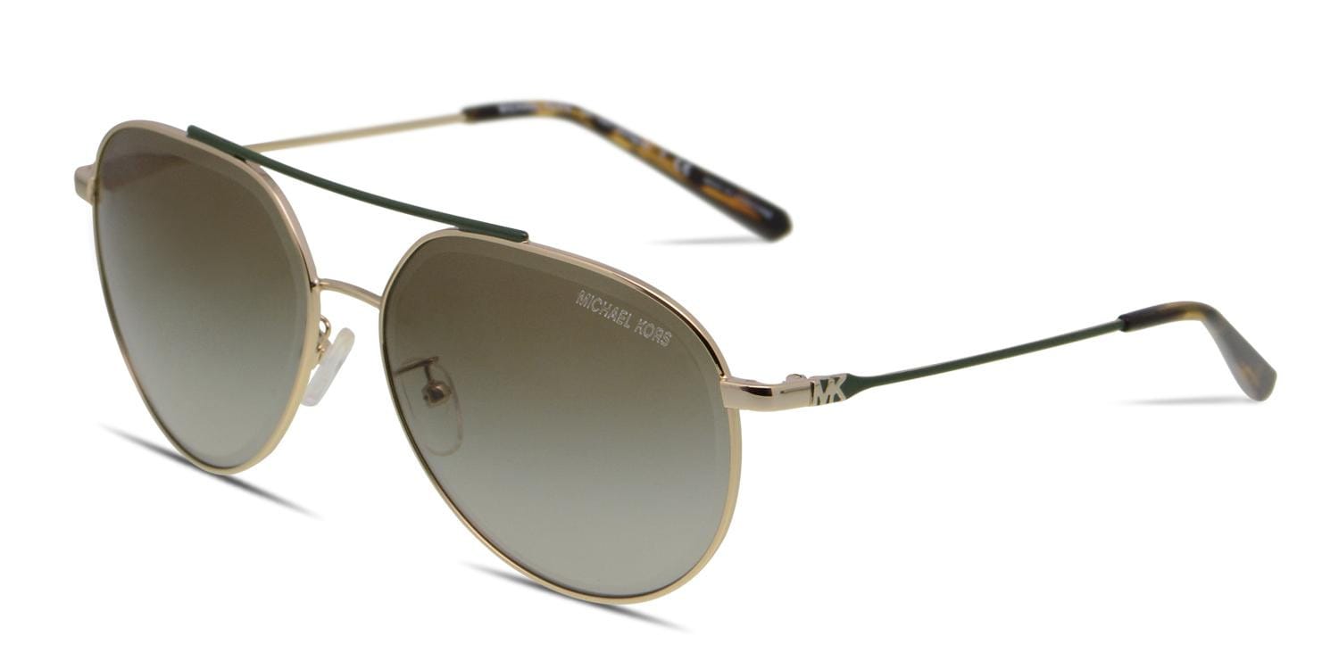 Michael Kors MK1041 Antigua Gold/Green Prescription Sunglasses