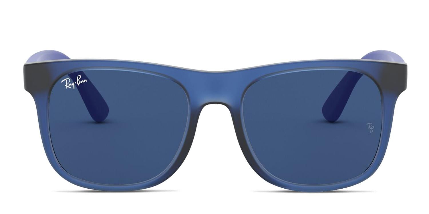 Ray-Ban RJ9069S Kids Blue glasses - Blue - Frontal View