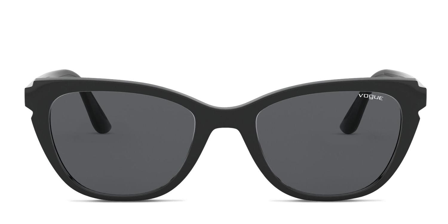 Vogue VO5293S Black Cat Eye Full Frame sunglasses - front