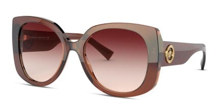 Versace VE4387 Brown glasses - Brown - Angle View