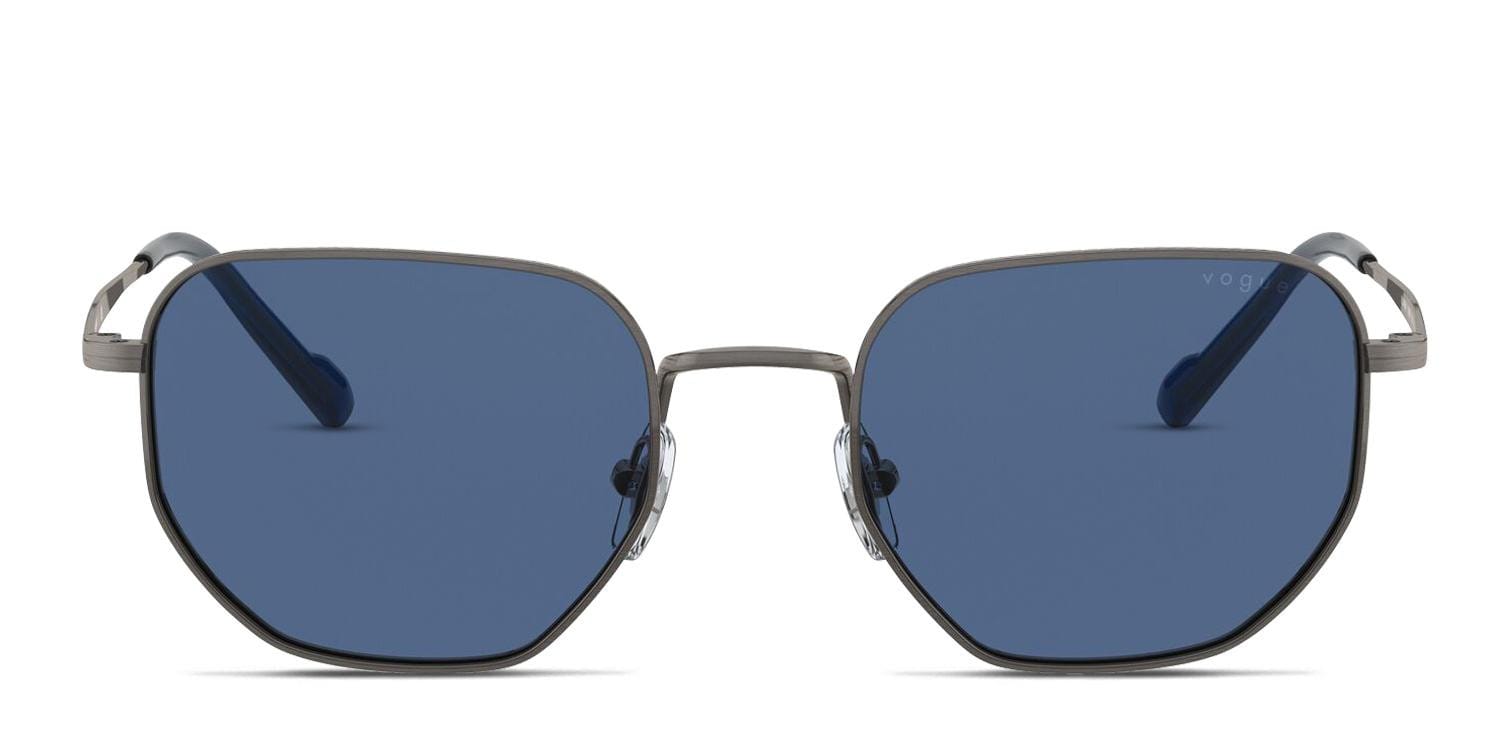 Vogue VO4186S Gunmetal/Blue Square, Geometric Full Frame sunglasses - front