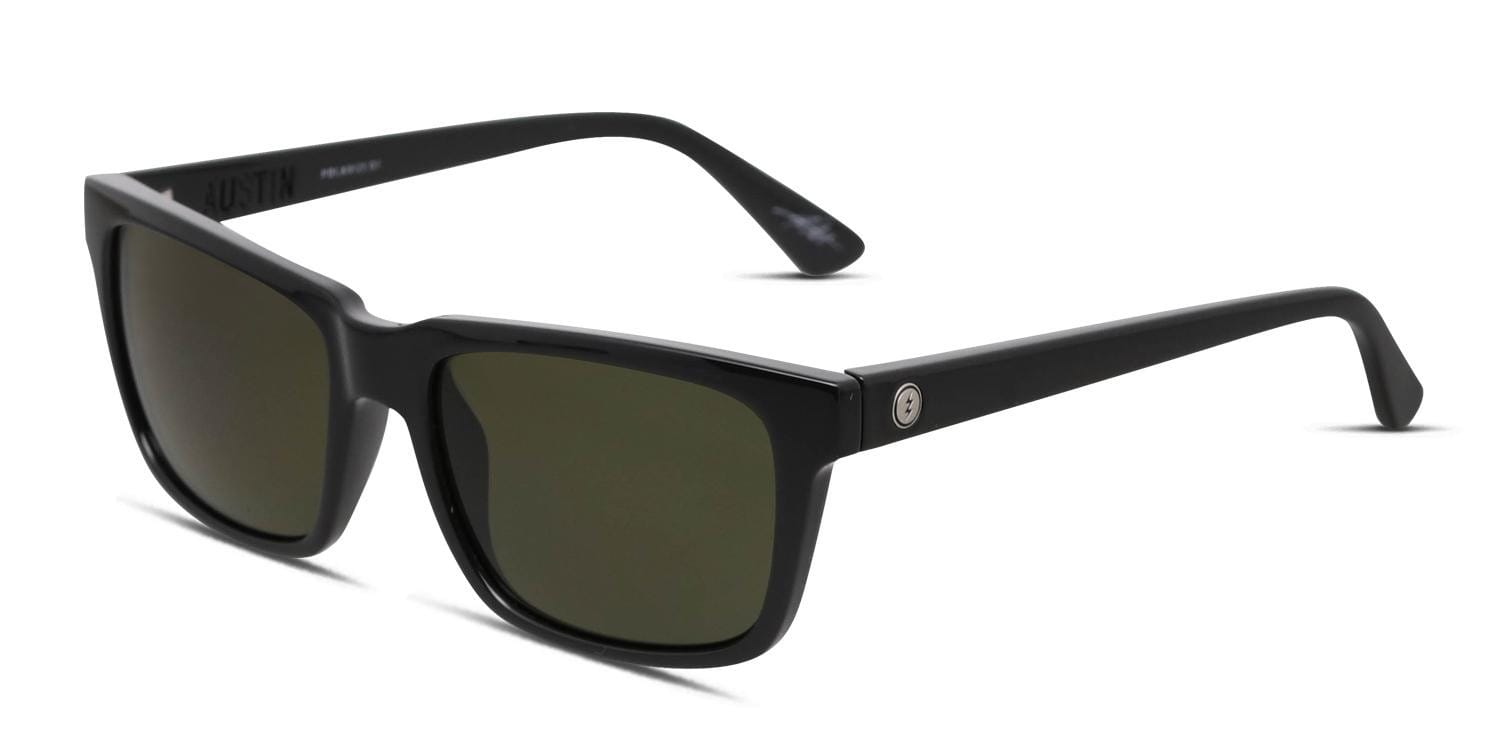Electric Austin Shiny Black Prescription Sunglasses