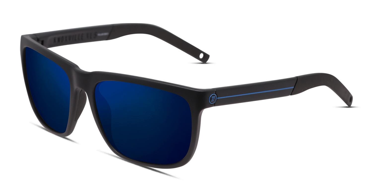 Electric Knoxville XL Sport Black/Blue Prescription Sunglasses
