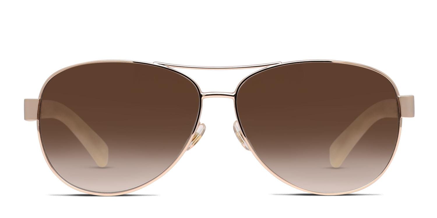 Kate Spade Dalia 2/S Gold/White glasses - Gold / White - Frontal View