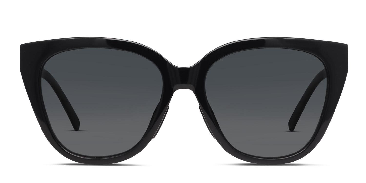 Smith Era Shiny Black glasses - Shiny Black - Frontal View