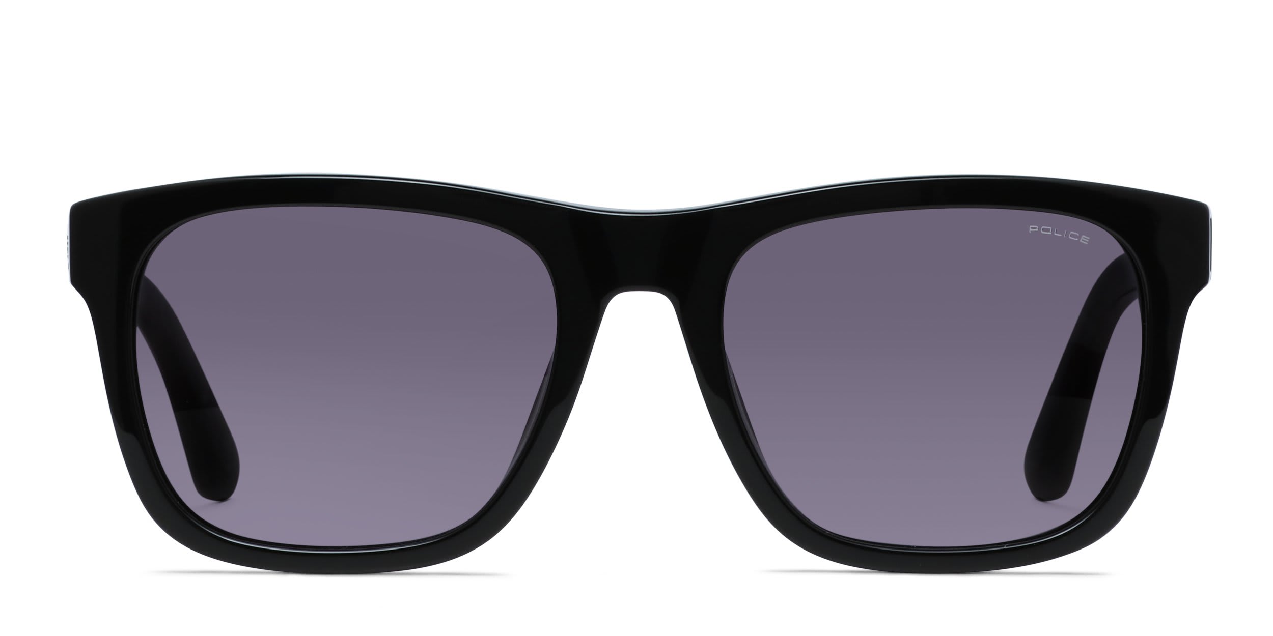 Police Origins Bullet 1 SPLE37N Shiny Black glasses - Shiny Black - Frontal View