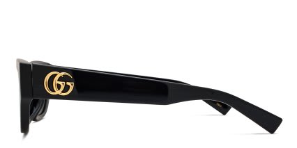 Gucci GG1954SA Shiny Black glasses - Shiny Black - Side View