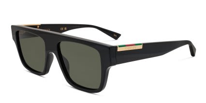 Gucci GG1960S Black glasses - Shiny Black - Angle View