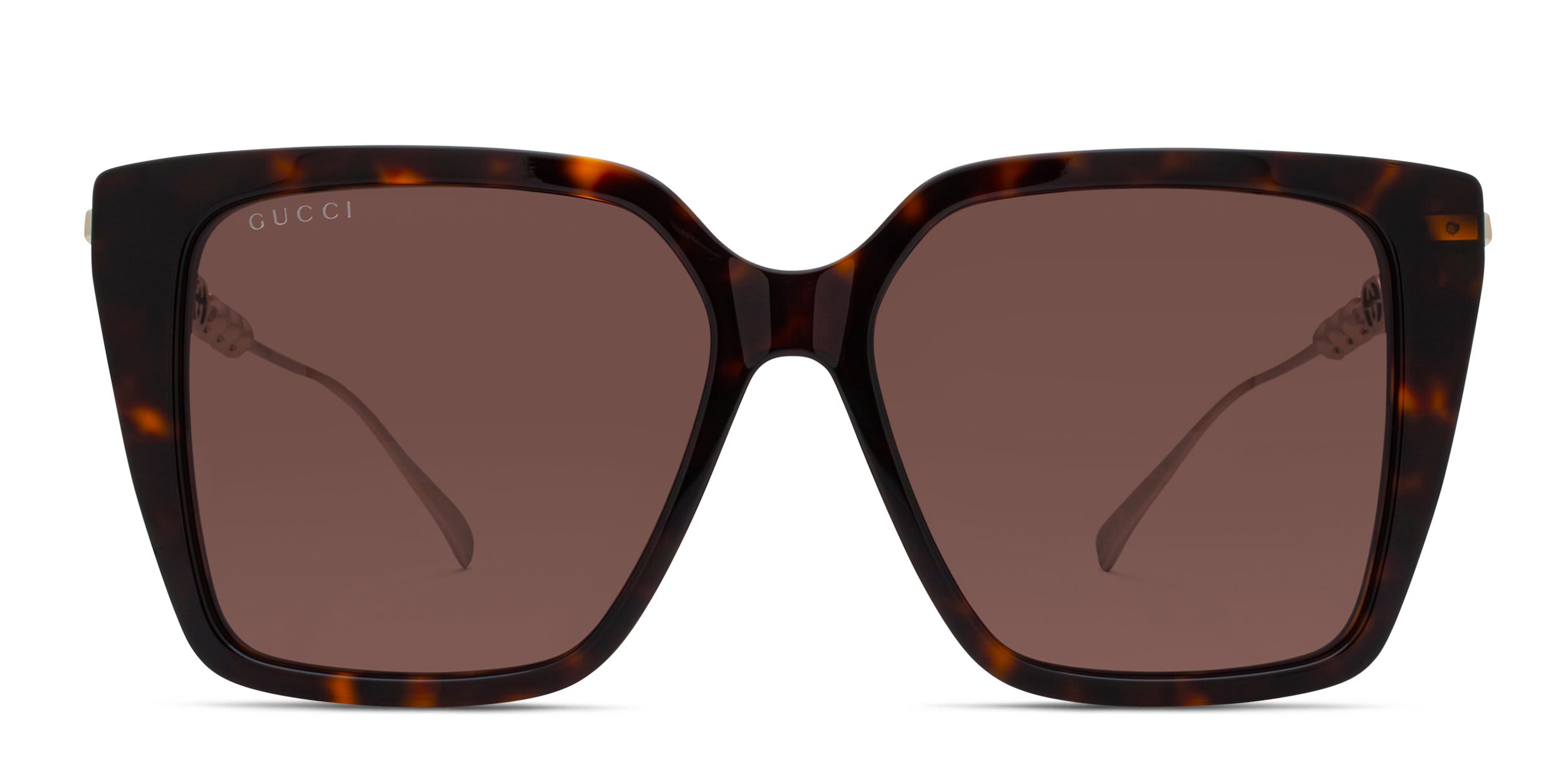 Gucci GG1967S Tortoise glasses - Tortoise - Frontal View