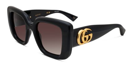 Gucci GG1975S Black glasses - Black - Angle View