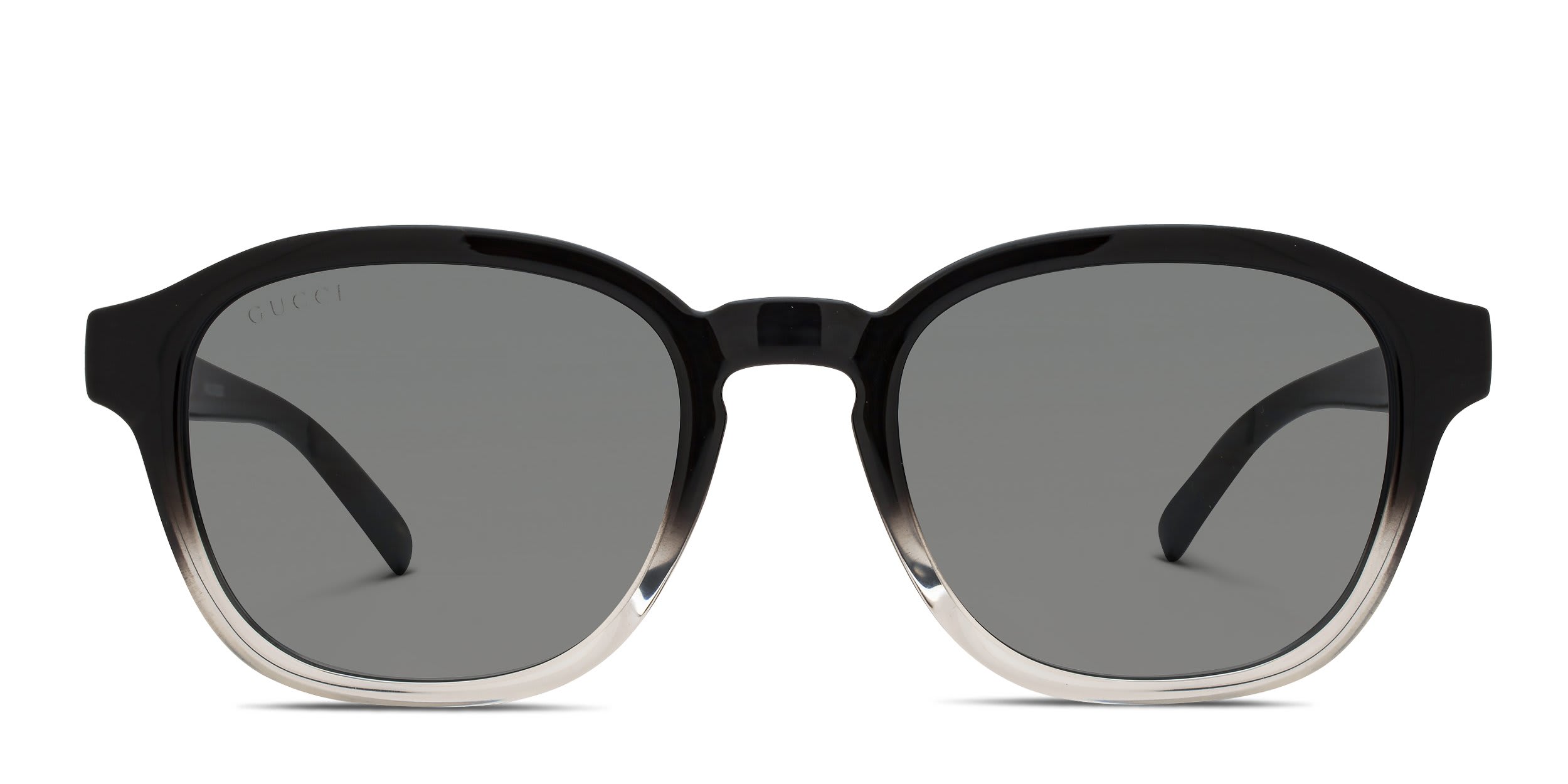 Gucci GG2109SK Black, Clear glasses - Black / Clear - Frontal View