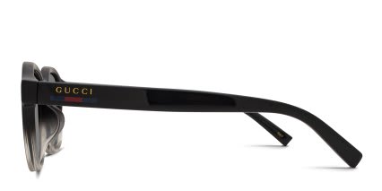 Gucci GG2109SK Black, Clear glasses - Black / Clear - Side View
