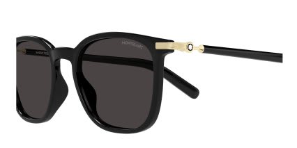 Mont Blanc MB0460S Black, Gray glasses - Black / Gray - Side View