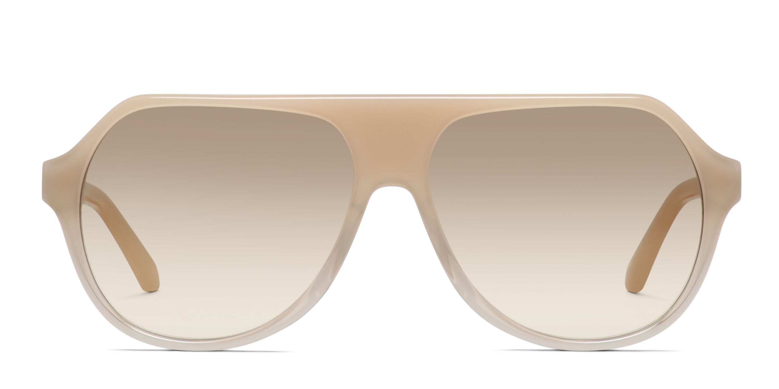 Palm Angels PA1026 Kelso Beige glasses - Beige - Frontal View